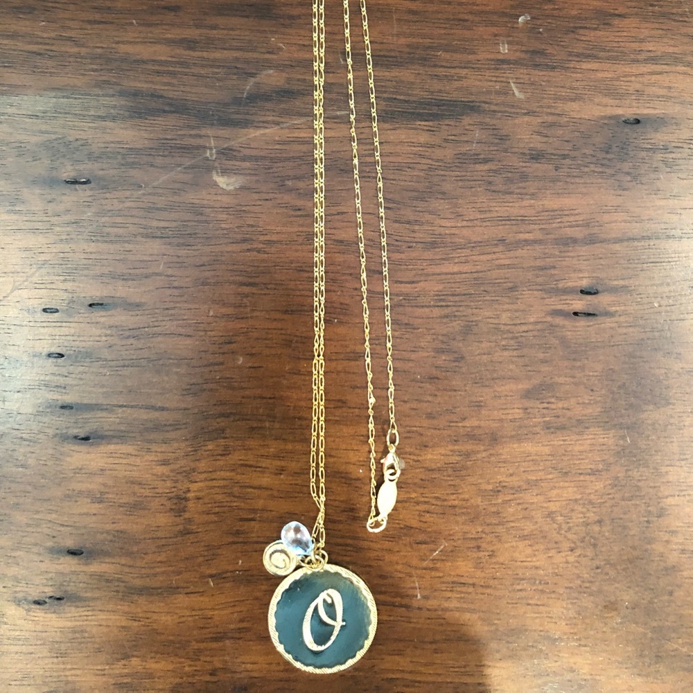 Initial O Gold Necklace